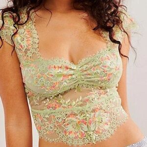 Intimately free people top Garden Party Lace top